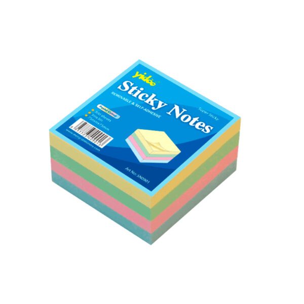POST-IT 75x75 PASTEL MIX post it lepljivi blok kocka