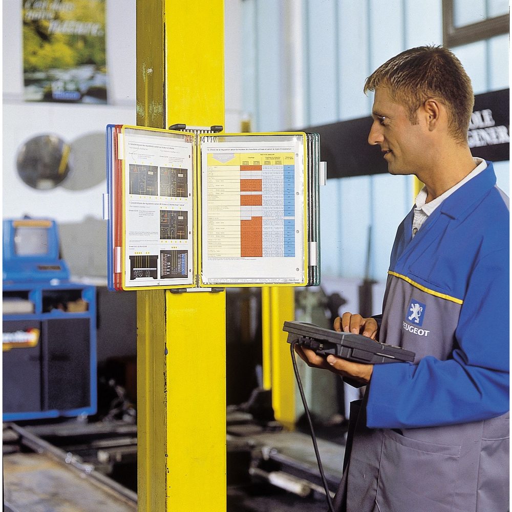 Stalak zidni čelični sa 10 ramova A4